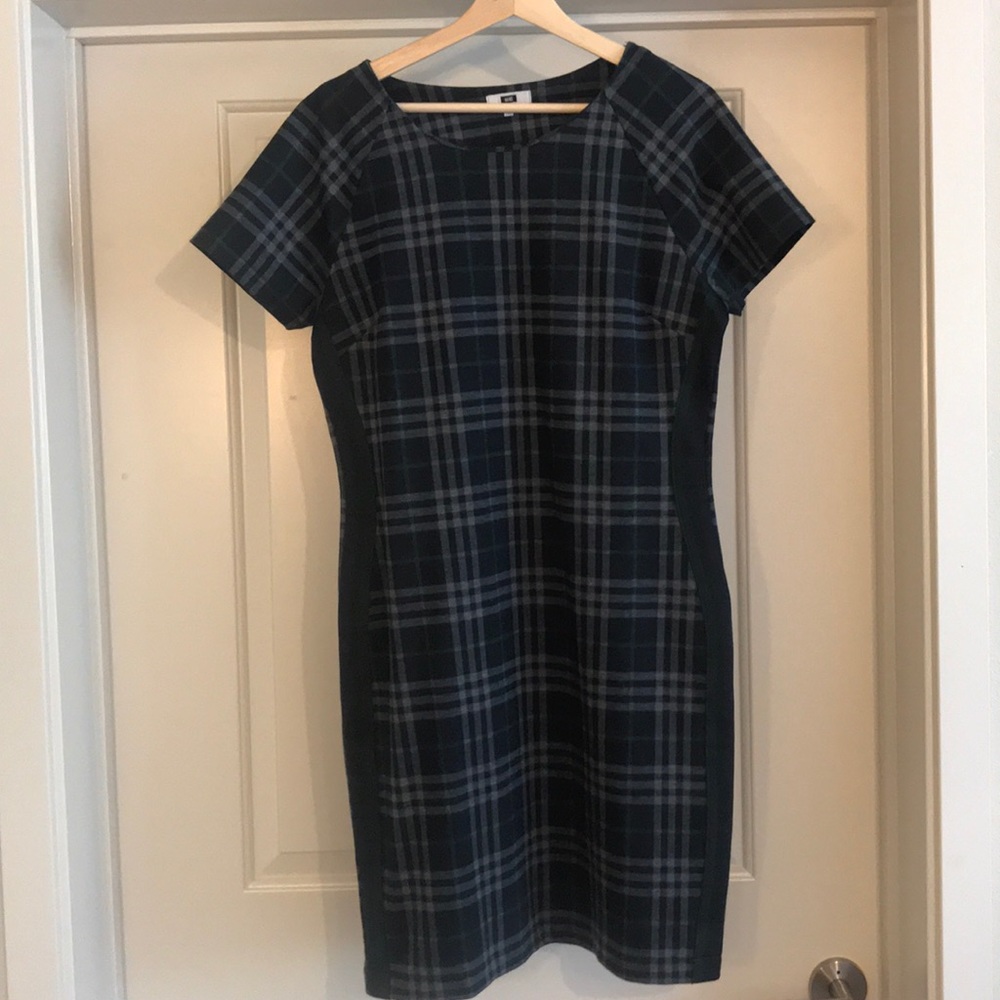 Plaid pattern dress